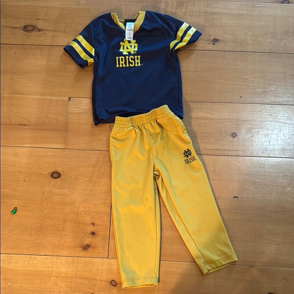 Notre Dame Fighting Irish Kids Outfit size 3T